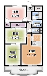 ベルドミールの物件間取画像